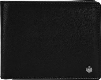 Bugatti Geldb&ouml;rse BUGATTI BLACK MAGIC, Herren, schwarz, Leder, leicht gl&auml;nzend, unifarben, Kleinlederwaren Geldb&ouml;rse, echt Leder