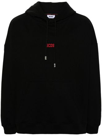 GCDS clawn-print hoodie - Black