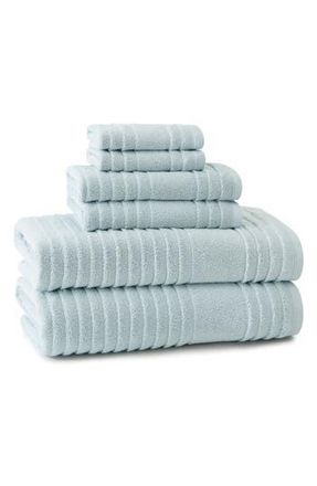 Kassatex Bursa 6-Piece Towel Set in Cielo at Nordstrom Rack, Size 6 Piece Set
