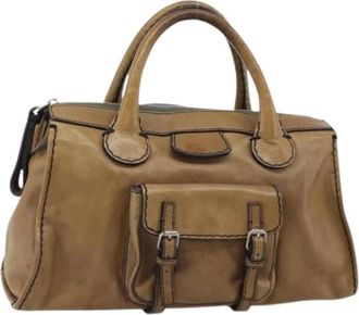 Chlo&eacute; Pre-owned Hand Bag - Dames - Vintage Handtas - Bruin - ONE Size - Leer - Vintage