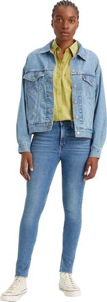 Levi's Dames/Dames 721 High Rise Skinny Jeans (Blauw)