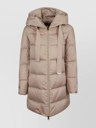 Herno quilted down hooded jacket