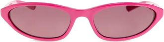 Balenciaga Acetaat Zonnebril - Dames - Zonnebrillen - Roze - ONE Size - Accessoires