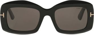 Tom Ford Venetia square-frame sunglasses - women - Acetate - 53 - Black