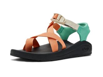Chaco Cushz Toe-Loop Womens Sandals Mango Tango : 10 B - Medium, Synthetic