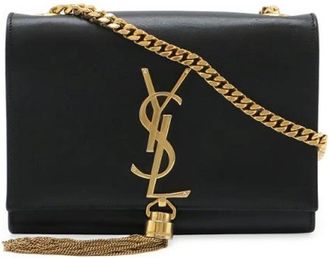 Saint Laurent Tweedehands leren schoudertassen - Dames - Vintage Schoudertas - Zwart - ONE Size - Leer - Vintage