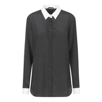 Tom Ford Shirts, female, Black, Size: XS Geometric Print Shirt