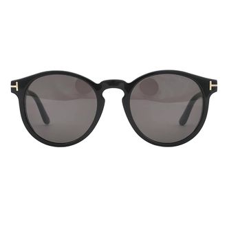 Tom Ford Ian Smoke Round Mens Sunglasses FT0591 01A 51
