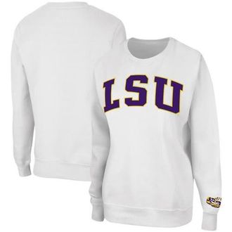 Colosseum Womens Colosseum White LSU Tigers Campanile Pullover Sweatshirt at Nordstrom, Size Xx-Large