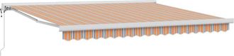 vidaXL Toldo Retr&aacute;ctil Multicolor 400 X 300 Cm Tela, Metal Vidaxl