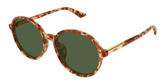 Chlo&eacute; CH0365SK Asian Fit 004 Womens Sunglasses Tortoiseshell Size 57