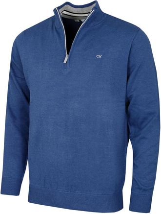 Calvin Klein Mens Campus Sport Sweater - Atlantic Blue Sport - XXXXXL