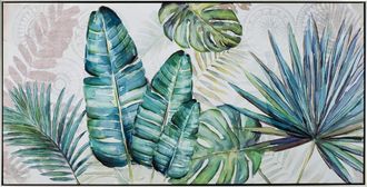 Schubiger M&ouml;bel Bild Bl&auml;tter in Gr&uuml;n und Blau 2