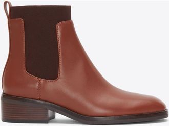 3.1 Phillip Lim Alexa 60mm Chelsea Boot in Cognac at Nordstrom, Size 40.5