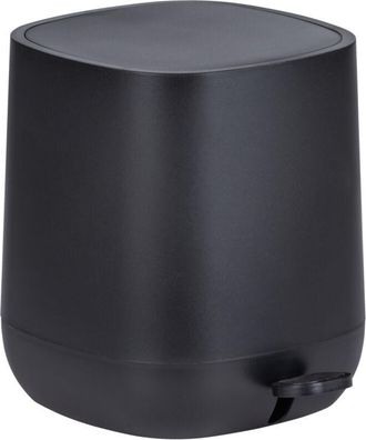 OEM Poubelle &Agrave; P&eacute;dale Avec Frein De Chute 6,5l Davos, Fermeture Automatique Et Silencieuse, Sans Bpa, Plastique, 23,5 X 26 X 27,5 Cm, Noir Mat