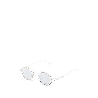 Chlo&eacute; CH0414S-002 Round Frame Silver Metal Sunglasses - Silver