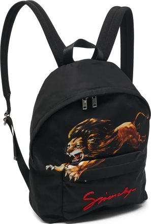 Givenchy Rugzak met leeuwprint - Zwart