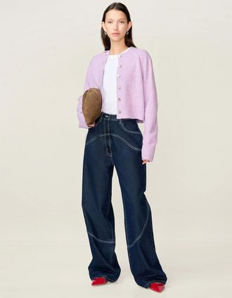 Omnes Womens Zola Jean in Dark Indigo Wash - Navy - Size: 14