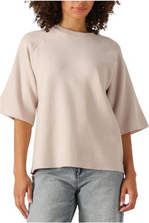 Object Object, Truien & Vesten, Dames, Beige, L, Objreynard 2/4 Gebreide Pullover