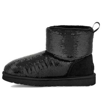 UGG (WMNS) UGG Classic Mini Boot Mirror Ball Black 1151291-BLK