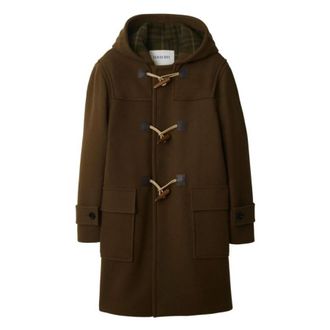 Burberry Toggle-Fastening Duffle Coat, Brand Size 46 ( US Size 36 )