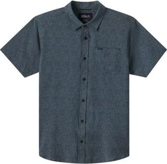 O'Neill TRVLR Performance Short Sleeve Button-Up Shirt in Black at Nordstrom, Size Xx-Large