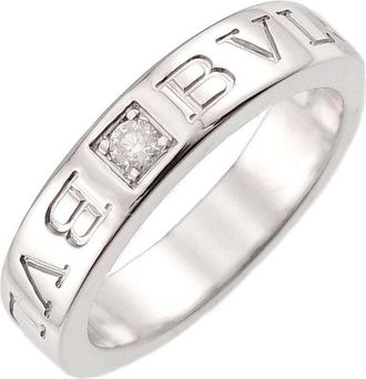 Bulgari White Gold (18K) Band Ring (Pre-Owned)