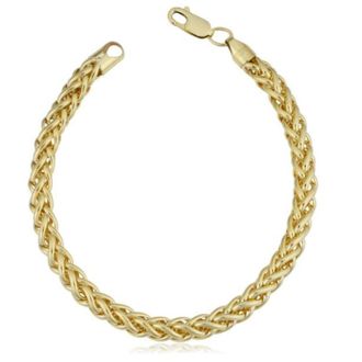 Pompeii3 14k Yellow Gold Filled 6-mm Bold Franco Link Chain Bracelet
