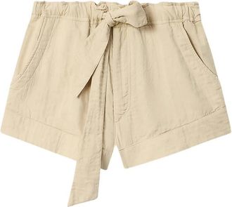 Isabel Marant Birva Tie-waist Shorts