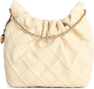Tory Burch Borsa mini Lear color crema Fleming di Tory Burch