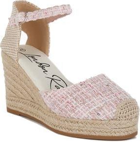 London Rag Regatta Platform Wedge Espadrille in Pink at Nordstrom Rack, Size 9