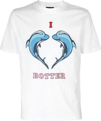 Botter T-Shirts - Heren - T-shirts - Wit - L - Katoen - Tops