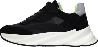Elena Iachi 2222 Sneaker - Dames - Sneakers - Zwart - 36 EU - Leer - Schoenen