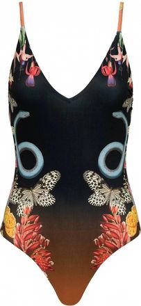Carolina K Womens Marietta One Piece In Snake Butterfly