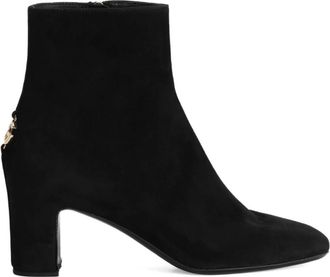 Dolce & Gabbana Jassen Black - Dames - Laarzen met Hak - Zwart - 37 1/2 EU - Su&egrave;de - Schoenen