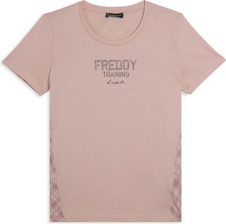 Freddy T-shirt raglan con inserto geometrico