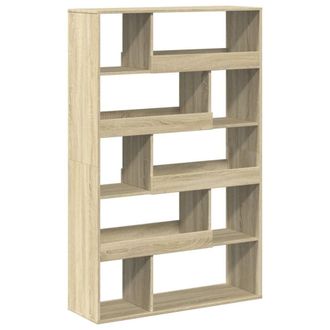 Berkfield Home Bookcase Sonoma Oak 100x33x156.5 cm Engineered Wood in Light Tan