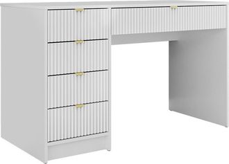 Mirjan24 Mobilier1 - Mesa De Oficina Comfivo Larmire 100, Blanco, Con Cajones, N&uacute;mero De Puertas: 0, N&uacute;mero De Cajones: 0, 76x120x55cm