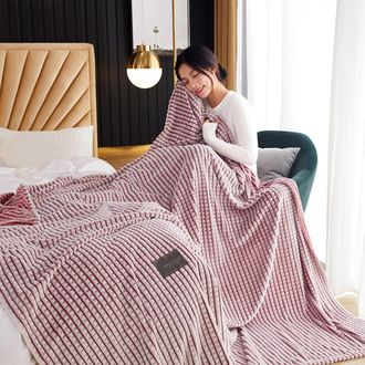 OEM Manta Multifuncional De Franela Txmfgh: Suave Y Transpirable, Apta Para Todas Las Estaciones Y Lavable A M&aacute;quina. Ideal Para Siestas, Para Acurrucarse