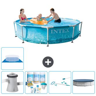 Intex Piscina Con Estructura Redonda - 305x76 Cm - 8-piezas S20372