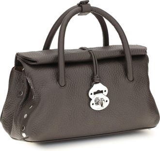 Zanellato Womens Dotta Centauro Shoulder Bag Brown Castel Del Monte Calf Leather Bos Taurus