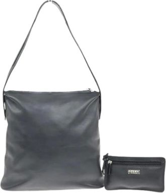 Loewe Pre-owned Shoulder Bags, female, Black, Size: ONE SIZE Pre-owned Vintage shoulder bag