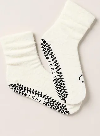Pointe Studio Happy Cloud Crew Grip Socks