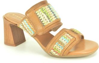 Hispanitas Muil O. DH 5cm - Dames - Muiltjes - Bruin - 41 EU - Leer - Schoenen