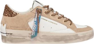 Crime London Skate Wedge Champagne Dust - - Shoes - Donna - Beige - 41 EU