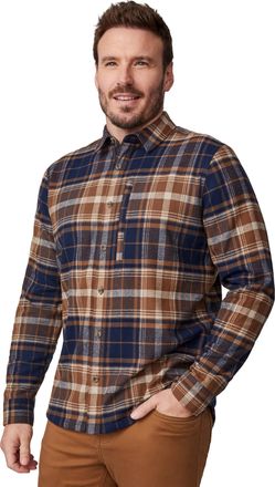 Free Country Mens Easywear II Fleece Lined Flannel Shirt