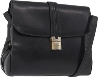 Gucci Pre-owned Vintage Schoudertas - Dames - Vintage Schoudertas - Zwart - ONE Size - Leer - Vintage