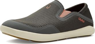 Olukai Moku Slip-on Mens Shoes Island Salt/Koi : 10.5 D - Medium, Textile