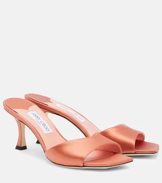 Jimmy Choo London Skye satin mules