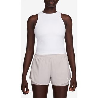 Nike Zenvy Dri-FIT Rib Tank in 100 White/pcg6C at Nordstrom Rack, Size X-Large